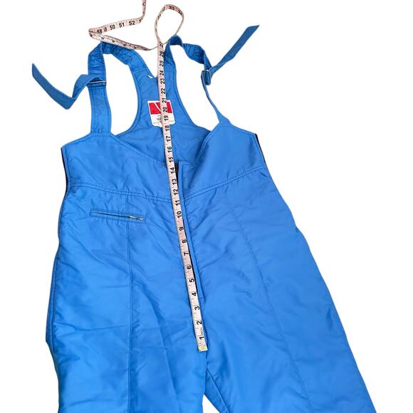 Vtg Dolomiti Seiller Retro Blue Ski Jacket & Bib Snow Pants 80s 90s Apres Ski - Picture 14 of 15